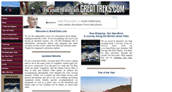 Desktop Screenshot of greattreks.com